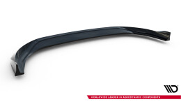 Cup Spoilerlippe Front Ansatz V.4 für VW Golf R Mk8 Facelift schwarz Hochglanz