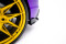 Mittlerer Cup Diffusor DTM Look Heck Ansatz V.1 für VW Golf R  Mk8 / Mk8 Facelift schwarz Hochglanz
