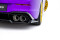 Mittlerer Cup Diffusor DTM Look Heck Ansatz V.2 für VW Golf R  Mk8 / Mk8 Facelift schwarz Hochglanz