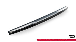 Heck Spoiler Aufsatz Abrisskante 3D für Skoda Superb Limousine Mk4 schwarz Hochglanz
