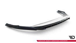 Cup Spoilerlippe Front Ansatz V.1 für Skoda Superb Mk4 schwarz Hochglanz