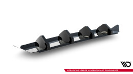 Street+ Heck Ansatz Diffusor passend für Skoda Superb Mk4 schwarz Hochglanz