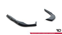 Heck Ansatz Flaps Diffusor V.1 für Skoda Superb Mk4 schwarz Hochglanz