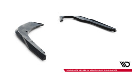 Heck Ansatz Flaps Diffusor V.1 für Skoda Superb Mk4 schwarz Hochglanz