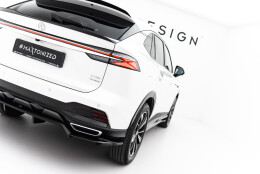 Niedriger Heck Spoiler Aufsatz Abrisskante für MG HS Mk2 schwarz Hochglanz