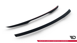 Unterer Heck Spoiler Aufsatz Abrisskante für MG HS Mk2 schwarz Hochglanz