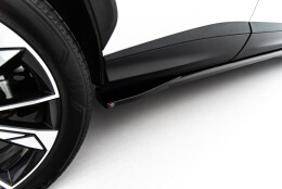 Street+ Seitenschweller Leisten passend für MG HS Mk2 schwarz Hochglanz