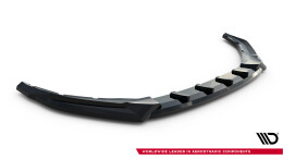 Cup Spoilerlippe Front Ansatz für Skoda Kodiaq Mk2 schwarz Hochglanz