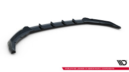 Cup Spoilerlippe Front Ansatz für Skoda Kodiaq Mk2 schwarz Hochglanz