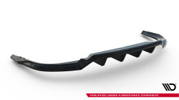 Street+ Mittlerer Diffusor RACE Heck Ansatz passend für Skoda Kodiaq Mk2 schwarz Hochglanz