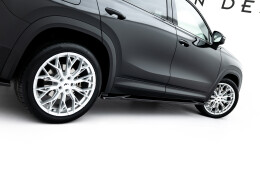 Street+ Seitenschweller Leisten passend für Skoda Kodiaq Mk2 schwarz Hochglanz