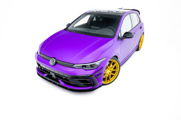 Street Pro Cup Spoilerlippe Front Ansatz für VW Golf R Hatchback Mk8 Facelift