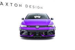 Street Pro Cup Spoilerlippe Front Ansatz für VW Golf R Mk8 Facelift schwarz