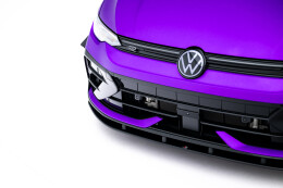 Street Pro Cup Spoilerlippe Front Ansatz für VW Golf R Mk8 Facelift rot