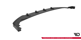 Street Pro Cup Spoilerlippe Front Ansatz + Flaps für VW Golf R Mk8 Facelift rot Flaps Hochglanz