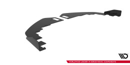 Front Stoßstange Flaps für VW Golf R Mk8 Facelift schwarz Hochglanz