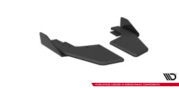 Street Pro Heck Ansatz Flaps Diffusor V.2 + Flaps für VW Golf R Mk8 / Mk8 Facelift rot Flaps Hochglanz