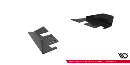 Hintere Seiten Flaps V.2 für VW Golf R Mk8 / Mk8 Facelift schwarz Hochglanz