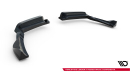 Mittlerer Cup Diffusor DTM Look Heck Ansatz für Porsche 718 Cayman GTS 982c schwarz Hochglanz