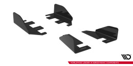 Seitenschweller Flaps für VW Golf R Mk8 / Mk8 Facelift schwarz Hochglanz