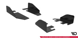 Seitenschweller Flaps für VW Golf R Mk8 / Mk8 Facelift schwarz Hochglanz