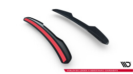 Heck Spoiler Aufsatz Abrisskante für Mini Countryman JCW U25 schwarz Hochglanz