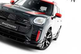 Cup Spoilerlippe Front Ansatz für Mini Countryman JCW U25 schwarz Hochglanz