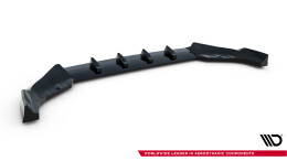 Cup Spoilerlippe Front Ansatz für Mini Countryman JCW U25 schwarz Hochglanz