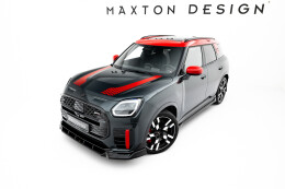 Street+ Spoilerlippe Front Ansatz passend für Mini Countryman JCW U25 schwarz Hochglanz