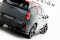 Mittlerer Cup Diffusor DTM Look Heck Ansatz für Mini Countryman JCW U25 schwarz Hochglanz