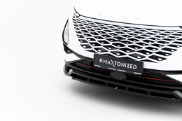 Cup Spoilerlippe Front Ansatz für Omoda 5 Mk1 schwarz Hochglanz
