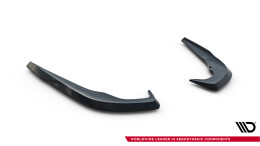 Heck Ansatz Flaps Diffusor für Skoda Octavia Sportline Liftback / Combi Mk4 Facelift schwarz Hochglanz