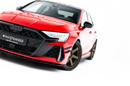 Street Pro Cup Spoilerlippe Front Ansatz für Audi RS3 Limousine 8Y Facelift