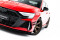 Street Pro Cup Spoilerlippe Front Ansatz + Flaps für Audi RS3 Sportback 8Y Facelift schwarz Hochglanz
