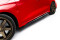 Street Pro Seitenschweller Ansatz Cup Leisten + Flaps für Audi RS3 Limousine 8Y Facelift schwarz + Flaps Hochglanz