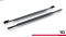 Street Pro Seitenschweller Ansatz Cup Leisten + Flaps für Audi RS3 Limousine 8Y Facelift schwarz + Flaps Hochglanz