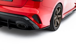 Street Pro Heckschürze für Audi RS3 Limousine 8Y Facelift rot