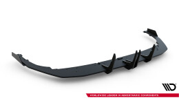 Street Pro Heckschürze + Flaps für Audi RS3 Limousine 8Y Facelift rot - schwarz + Flaps Hochglanz