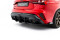 Street Pro Heckschürze + Flaps für Audi RS3 Limousine 8Y Facelift rot - schwarz + Flaps Hochglanz