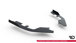 Front Stoßstange Flaps für Audi RS3 Limousine 8Y Facelift schwarz Hochglanz