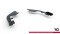Front Stoßstange Flaps für Audi RS3 Limousine 8Y Facelift schwarz Hochglanz