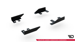 Seitenschweller Flaps für Audi RS3 Limousine 8Y Facelift schwarz Hochglanz