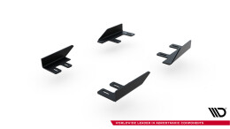 Seitenschweller Flaps passend für Audi RS3 Limousine 8Y Facelift schwarz Hochglanz