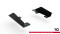 Hintere Seiten Flaps passend für Audi RS3 Limousine 8Y Facelift schwarz Hochglanz
