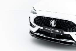 Cup Spoilerlippe Front Ansatz passend für MG HS Mk1 Facelift schwarz Hochglanz