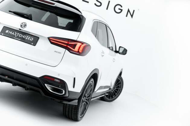 Street+ Mittlerer Diffusor RACE Heck Ansatz passend für MG HS Mk1 FL schwarz Hochglanz