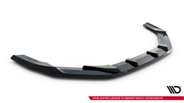 Cup Spoilerlippe Front Ansatz V.1 für Audi RS3 Limousine 8Y Facelift schwarz Hochglanz