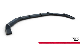 Cup Spoilerlippe Front Ansatz V.1 für Audi RS3 Limousine 8Y Facelift schwarz Hochglanz