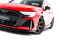 Cup Spoilerlippe Front Ansatz V.1 passend für Audi RS3 Limousine 8Y Facelift schwarz Hochglanz