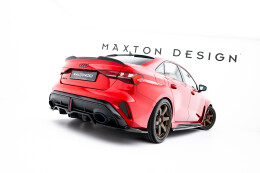 Mittlerer Cup Diffusor DTM Look Heck Ansatz V.1 Audi RS3 Limousine 8Y Facelift schwarz Hochglanz